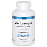 Douglas Laboratories Zinc Lozenges con sabor naranja natural para apoyar el funcionamiento del sistema inmune.