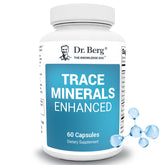 Dr. Berg Minerales de Trazas Mejorados: cápsulas para uso diario y soporte nutricional.