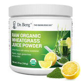 Dr. Berg Polvo Verde Orgánico en envase práctico para 60 porciones.