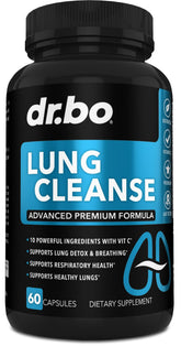 DR. BO Limpieza de pulmones: botella lista para apoyo respiratorio diario.