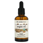 Aceite de argán Dr. Mercola en botella de 2 onzas para piel y cabello