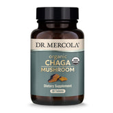 Dr. Mercola Chaga: extracto orgánico para apoyo inmune y balance antioxidante.