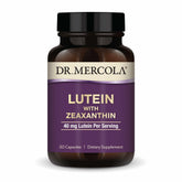 Dr. Mercola Luteína con Zeaxantina: cápsulas para apoyo visual diario.