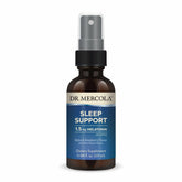 Dr. Mercola Sleep Support con melatonina en spray, sabor frambuesa, para apoyar el descanso