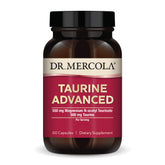 Dr. Mercola Taurina Avanzada, botella; ideal para tu rutina diaria de suplementos.