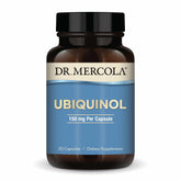 Dr. Mercola Ubiquinol 150 mg cápsulas: apoyo de energía para el día a día.