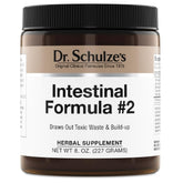 Dr. Schulze's Intestinal Formula #2 - botella visible para apoyo diario del colon.