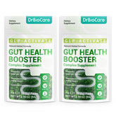 DrBioCare Gut Health Booster botella visible para uso diario de apoyo digestivo