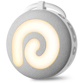 Dreamegg D11 muestra ruido blanco y luz nocturna para dormir mejor.