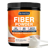 DRFOSTER fibra prebiótica polvo sin sabor para mezclar y apoyar la digestión diaria.