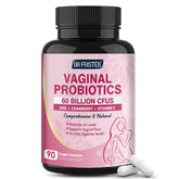 DRFOSTER Probióticos vaginales: cápsulas en bote para equilibrio diario.