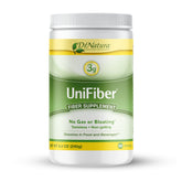 DrNatura Unifiber en polvo con empaque, fibra natural para uso diario.