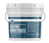 Earthborn Elements Creatina Monohidrato en balde de 1 galón, ideal para mezclar en batidos.