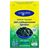 Earthrise Espirulina California, tableta de 500 mg para apoyo nutricional diario.