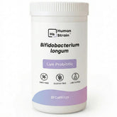 Element Longevity: botella bifidobacterium longum para apoyo intestinal.