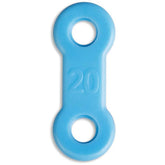 Correas EMA azul 20 mm para ajuste cómodo toda la noche.