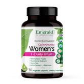 EMERALD LABS botella de multivitamínico para mujer, listo para uso diario.