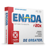 ENADA 20x tableta sin sabor disuelta bajo la lengua para energía sostenida