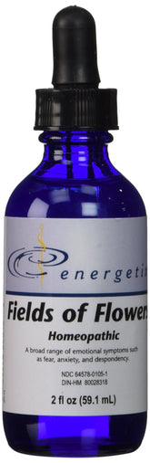 Energetix Campos de Flores, botella, apoyo emocional suave durante momentos de estrés