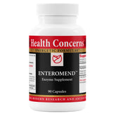 Enteromend: botella de cápsulas para soporte digestivo y bienestar intestinal.