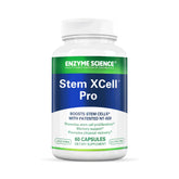 Enzyme Science Stem XCell Pro, botella: posible apoyo antioxidante para células.