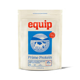 Equip Prime Protein Powder bottle front—grass fed beef protein option