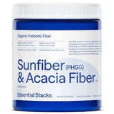 Essential Stacks Sunfiber polvito prebiótico, ideal para iniciar la digestión suave