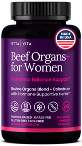 Etta Vita Primal, botella frontal, apoyo general de energía y vitalidad diaria.