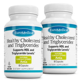 EuroMedica botella de cápsulas para colesterol saludable