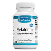 EuroMedica Melatonina - botella para un descanso natural y tranquilo.