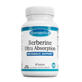 EuroMedica Ultra Absorcion botella: mayor absorción de berberina para apoyar funciones celulares.