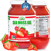 EverSmith Organics Sea Moss Gel, botella 16oz para batidos nutritivos.