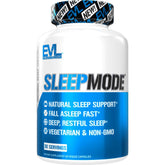 La botella EVLution Herbal Complex Sleep muestra la etiqueta y su promesa de descanso.