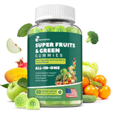 Femmetra 61-en-1 gomitas verdes para energía diaria y nutrición
