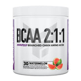 FINAFLEX Pure BCAA Sandía, botella vertiendo para recuperación posentrenamiento