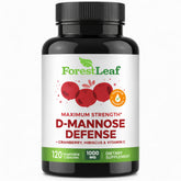 ForestLeaf D-Mannose con arándano, cápsulas para soporte urinario diario