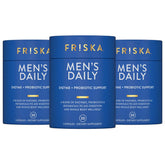 FR!SKA Diario para Hombres: botella digestiva para apoyar la digestión tras comidas pesadas.