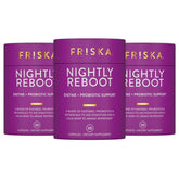 Friska Reinicio Nocturno: envase visible para una digestión nocturna más suave