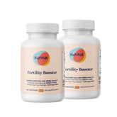 FullWell Fertility Booster: botella de capsulas para apoyar la salud reproductiva.