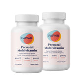 FullWell Prenatal Multivitamin: caja del producto para un embarazo saludable.