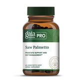 Gaia Herbs PRO Saw Palmetto cápsulas en frasco, listo para uso diario