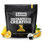 GAINS IN BULK creatina instantizada en lata para entrenamientos consistentes y rendimiento sostenido
