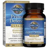 Garden of Life Primal Defense Ultra, bote de cápsulas, apoya digestión equilibrada diaria.