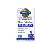 Botella de Garden of Life Probiotics para Hombres, apoyo digestivo diario.