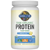 Garden of Life Proteína Vegana Vanilla; textura suave para batidos post-entrenamiento.