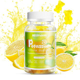 Gomitas Generic Citrato de potasio 600mg en botella, balance de electrolitos