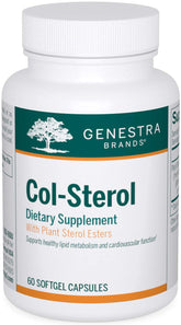 Col-Sterol de Genestra Marcas: botella visible para uso diario y apoyo lipídico equilibrado.