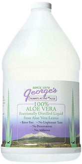 George's Always Active Aloe Vera: botella clara para hidratación suave sin amargor.