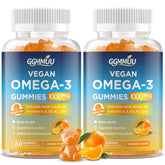 Gomitas GGMMUU Omega3 en botella, ideal para uso diario y apoyo general.