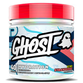 GHOST Hydration Kiwi Strawberry polvo para mezclar en agua, hidratación sabrosa y clara